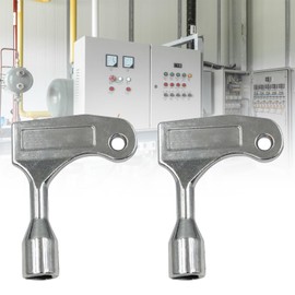 Triangle Screw Wrench, Elevator Key, Pack of 2 Universal Triangle Key Switch, Key Elevator, Wrench Cabinet Key, Elevator Key, Triangle Key Lift