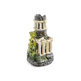 CLASSIC Polyresin Roman Tower Aquarium Ornaments 27cm