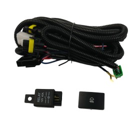 MAG H11 LED Fog Lights Switch Relay Wiring Harness Indicator Kits For Honda Civic