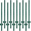 Fence Posts Pack of 10, Metal Fence Post 5 Feet,
