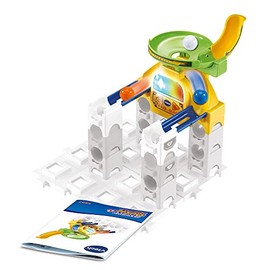 VTech Marble Rush Expansion Lights and Sounds Funnel - Interactive Marble Run Expansion Set with Funnel - Compatible with All Marble Rush Sets - For Children Aged 4-12 Years