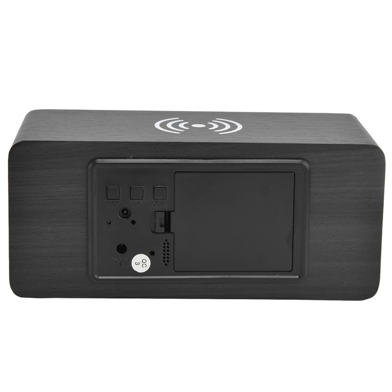 Digital Alarm Clock Wireless Charging Automatic Temperature Detection Safe Stable