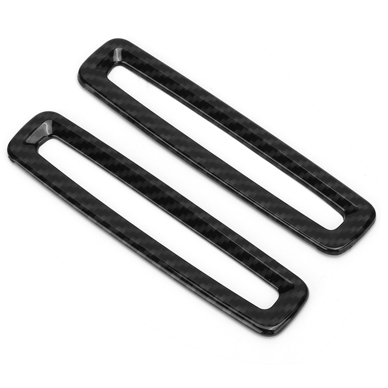 2pcs Carbon Fiber Style BPillar Air Vent Frame Trim Fit