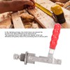 66.8mm Stroke 180° Push Pull Toggle Clamp 318kg 701lbs Holding