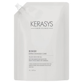 Kerasis Extra Damage Care Rinse Refill, 2L, 1 Pack / 케라시스 엑스트라 데미지케어 린스 리필, 2L, 1개