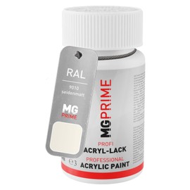 MG PRIME RAL 9010 Pure White/Pure White Satin Paint Pen 50 ml Quick Drying