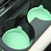 zipelo 2 Pack Cup Holder Coaster, 3.1" Silicone Insulation Drink