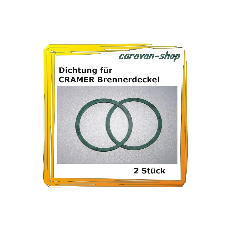 2 x Gaskets for Cramer Gas Cooker 1.5 mm Thick