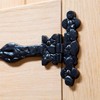 Hammer and Tongs - Ornate T-Hinge - W155mm - Black