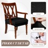 Havawish Large Dining Room Chair Seat Covers with Armrest Dining