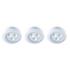 2.99 in. LED White Battery Operated Puck Light (3-Pack)