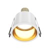 Maytoni Reif Technical White Recessed Spotlight White with Gold Aluminium