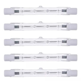 Unbranded 5X Light Bulb 120V 100W 100 Watt J Type T3 R7S 78MM Double Ended 3.13"