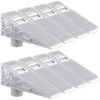 Nuanchu 8 Pcs Wedge Downspout Screen Gutter Guard Downspout Filter