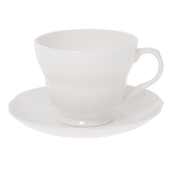 BUTTERCUP Cups & Saucers, White