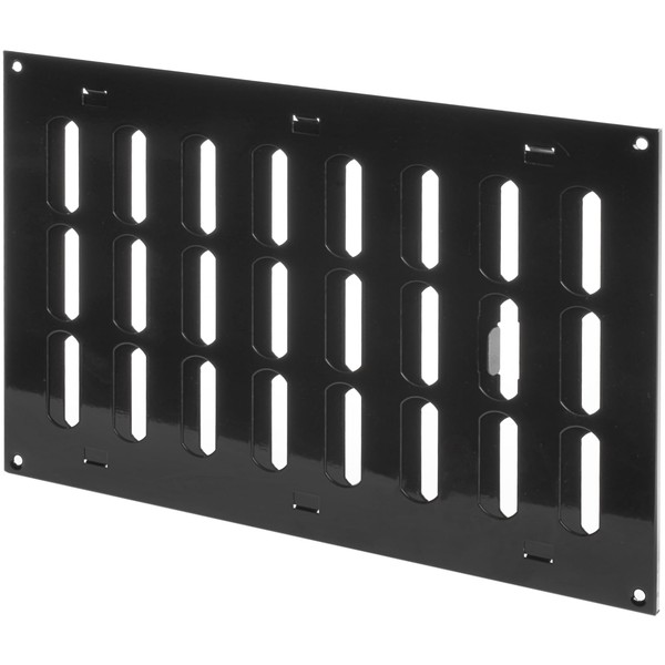 12" x 8" Inch (Outer Dimensions) Black Adjustable Air Wall