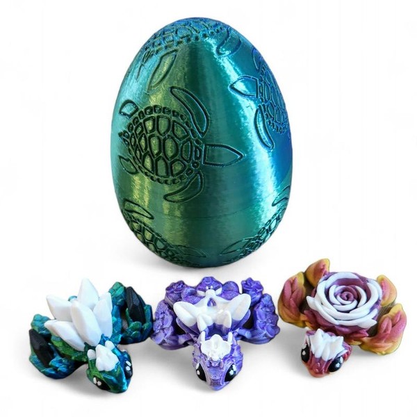 Mystery Turtle Eggs - Collectible Figurines Home Decor - Includes