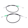 IEQFUE 2PCS Front Door Cable Assembly 69710-0C010 Compatible with Toyota
