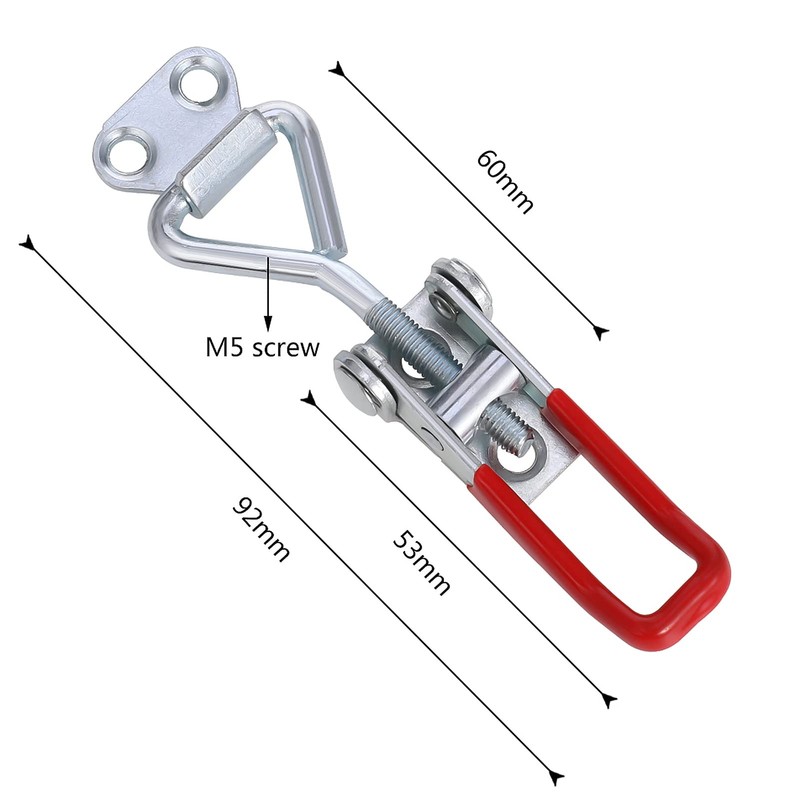 Fingertoys 6 Pack Adjustable Toggle Clamp, 360lbs Holding Capacity Heavy