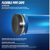 Supply Giant 8IFC Flexible Pvc Pipe Cap with Stainless steel