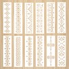 Stencils Painting Wall Aztec Tribal - 12 Pcs Boho Corner
