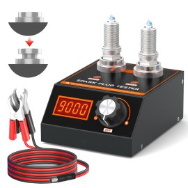 CMTOOL Spark Plug Tester Ignition Double Hole Detector 500-6000RPM Adjustable Height US