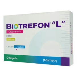 Biotrefon L Polvo 1000 Mcg, 12 Sobres                                                                                                                 