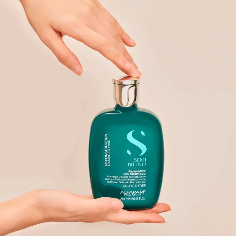 Shampoo Reconstrucción Semi Delino Alfaparf Cabello Dañado 1000 ML