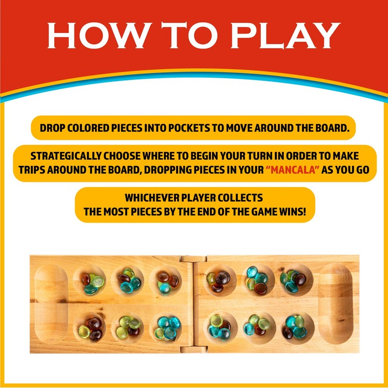 Classic Mancala - Fun Board Game for Friends and Family
