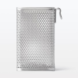 MUJI MCC64A2S Stainless Steel Cutlery Stand, Silver, Small