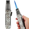 Refillable Butane Torch Lighter - Super Long Flame, Windproof, Adjustable
