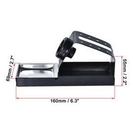 uxcell 2 in 1 Soldering Iron Stand 6.3x2.7x2.2 Inch Multi-function Solder Iron Holder Metal Base