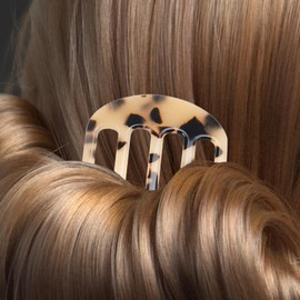 French Hair Comb | Decorative Hair Comb Clip | Vintage French Hair Side Combs Set, Twist Comb Hair Clip Combs Accessories for Women