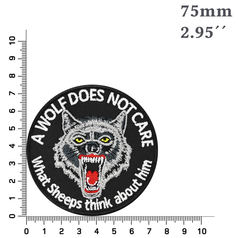 " sooo much" Smiley Sew-On / Iron-On Biker Patch for