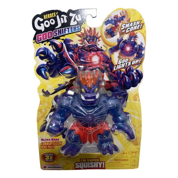 Heroes of Goo Jit Zu Goo Shifters Thrash Hero Pack. Super Stretchy, Super Squishy Goo Filled Toy with a Unique Goo Transformation (Corruptagon)