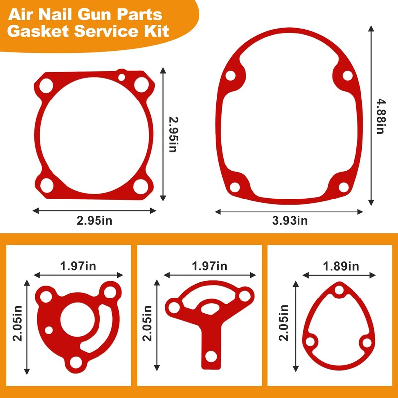 877-323 Gasket pneumatic tools Air Nail Gun Parts with Bumper,