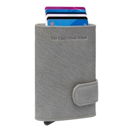 The Chesterfield Brand Mannheim Credit Card Holder 6cc 10 cm RFID Light Grey, light grey, rfid wallet