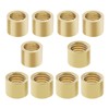 Micro Traders 10PCS Threaded Snooker Pool Cue Ferrules for Stick