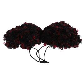 PACKOVE 1pair Short Curly Wig for Women Stylish Hairpiece for Messy Buns Elegant Updos Chignon Accessory for Versatile Hairstyles Comfortable Design