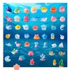 mozhixue Resin Animals Variety Pack 100 PCS Mini Ocean Animals