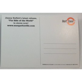 Jimmy Buffett Promo Postcard ~ Far Side Of The World ~ Mint condition