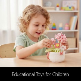 WHIZGO Carnation Mini Flower Plant Building Set, Botanicals Bouquet of Carnation Mini Flowers Building Blocks for Adults, Ages 8 9 10+, Gifts for Birthdays for Her, Flowers for Home Office, Room Decor