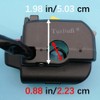 Tuzliufi Push Button Shifter Handle Levers Switch Control Start Kill