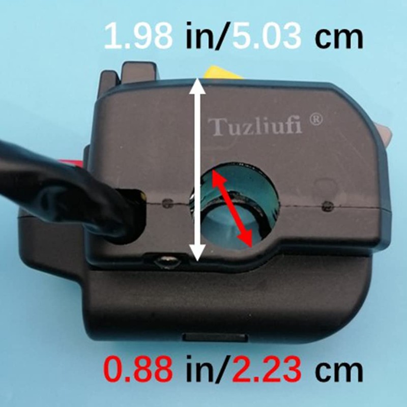 Tuzliufi Push Button Shifter Handle Levers Switch Control Start Kill