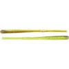 4.5" Finesse Worm-Chartreuse/Brown-10CT