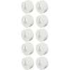 cyclingcolors 10x Cupboard Holder Wall Cupboard with Keyhole 20 mm