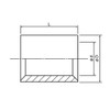 nitihu Terminal Industrial Bare Crimping Sleeve P Shape 4 Pack P60 