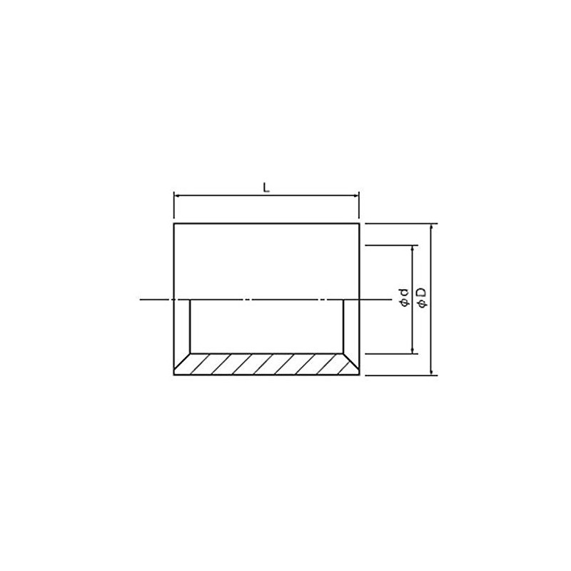 nitihu Terminal Industrial Bare Crimping Sleeve P Shape 4 Pack P60 
