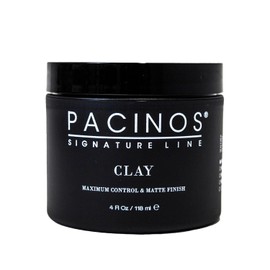 Pacinos Pasta Para El Cabello Con Arcilla Signature Line: Cera Para Peinar De Larga Duración Con Fijación Firme Para Todos Los Estilos De Cabello, 4 Oz 4 Onzas (Paquete De 1)