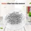 10pcs Cute Airplane Shape Paper Clips Card File Clips Clamps